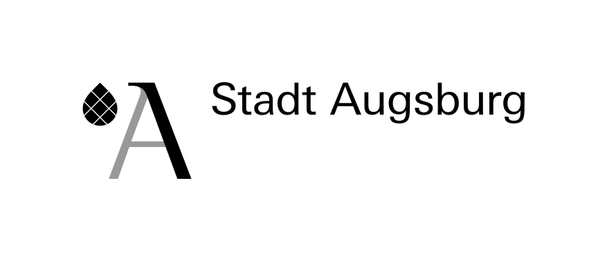 Logo Stadt Augsburg schwarz RGB